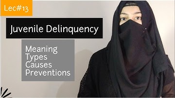 Juvenile Delinquency, it