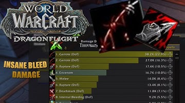 Rogue insane bleed damage - Dragonflight pvp #shorts #short