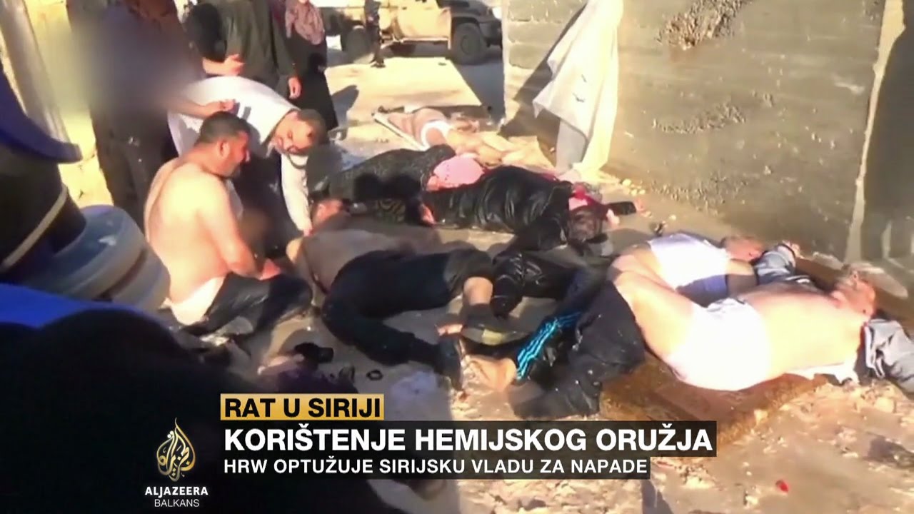 هيومن رايتس ووتش تتهم الحكومة السورية بشن هجمات بالأسلحة الكيميائية