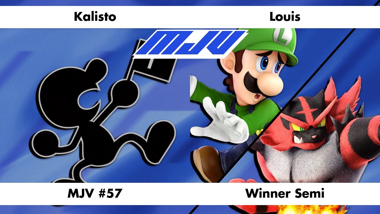 MJV #57 - Kalisto (GnW) Vs. Louis (Luigi, Incineroar) - Winner Semi