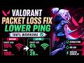 How To Fix Valorant Packet Loss &amp; Lower Ping