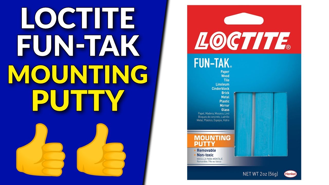 Loctite 2oz. Fun-Tak Mounting Putty Tabs, Blue HANG PICTURES Loctite NEW