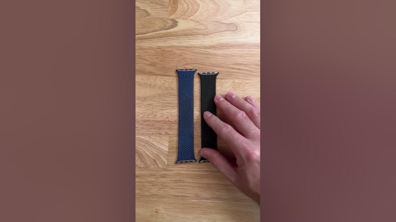 How to clean your Apple Watch Braided Solo Loop! #applewatch #braidedsololoop #shorts