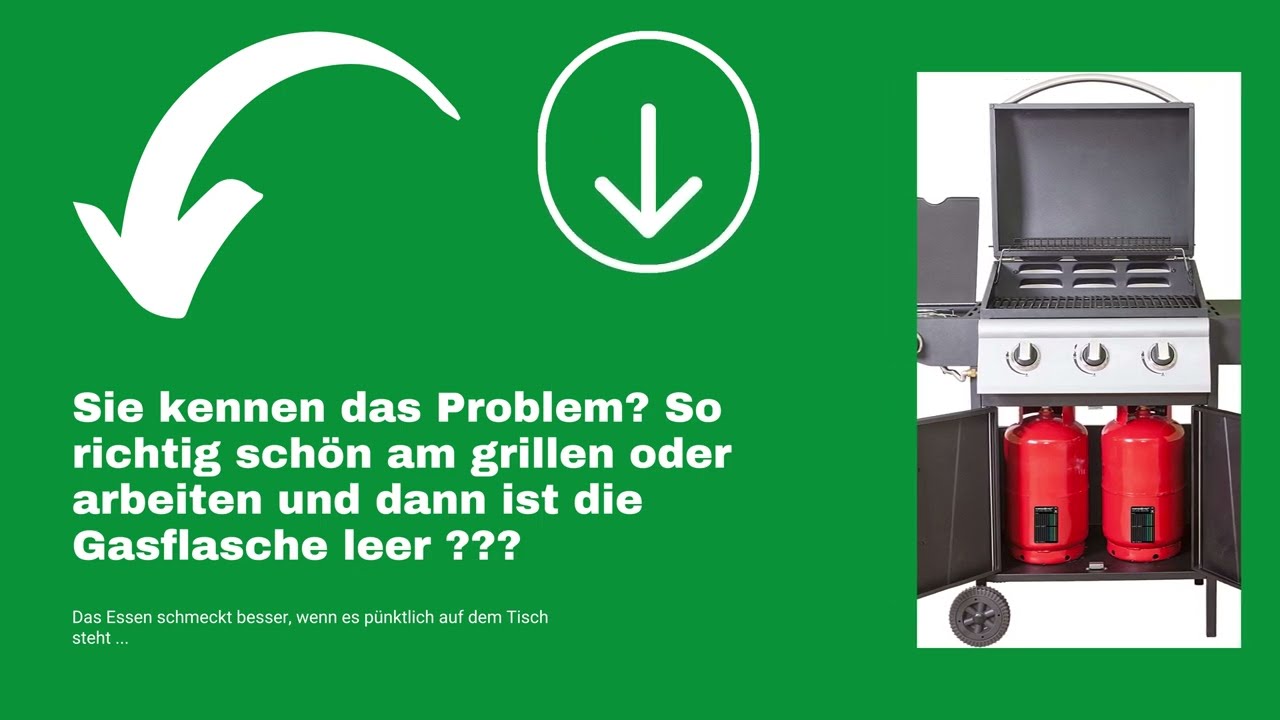 Magnetische Gasstand-Anzeiger - 3er Set Für Gasflaschen Beim Grillen & Camping