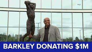 Charles Barkley promises $1 million donation to New Orleans school