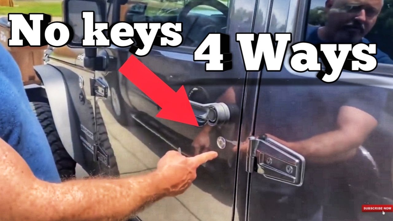 UNLOCK YOUR CAR DOOR IN 20 SECONDS WITHOUT THE KEYS! - YouTube How To Unlock Your Door Without A Key