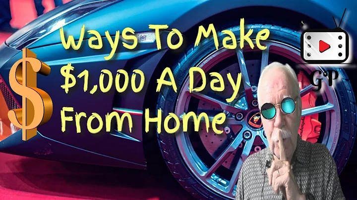 Ways To Make $1K A Day From Home For Free  Real On...