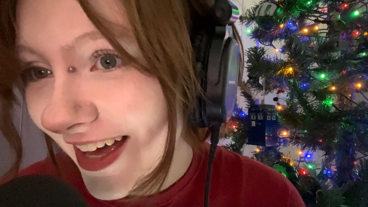 ASMR | Softly Singing Christmas Songs with Crackling Fireplace Sounds