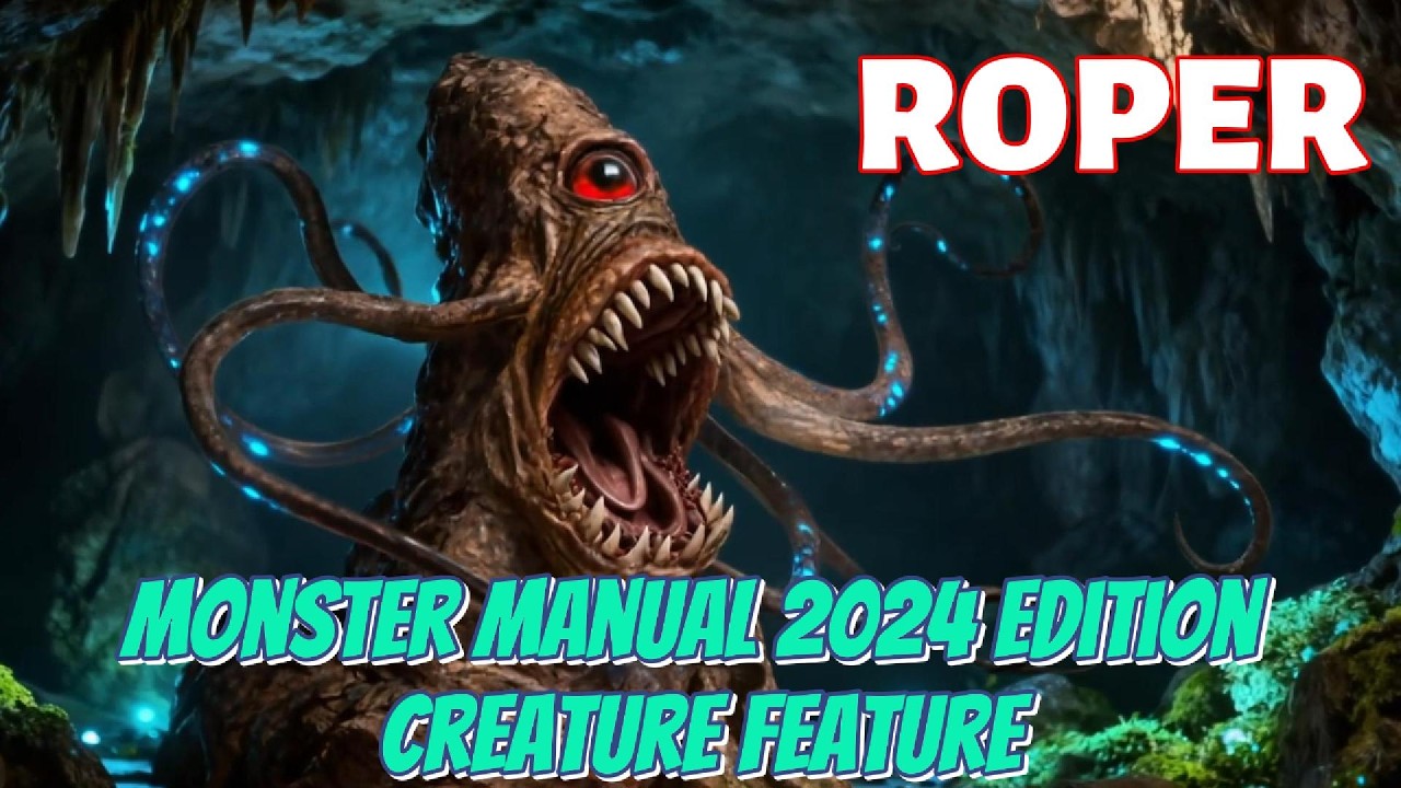 Monstrous Roper Monster Manual 2024 Edition Roper Creature Feature Dungeons and Dragons ...