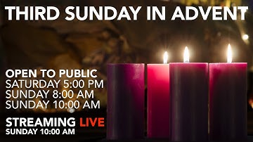 12/13/2020 - THIRD SUNDAY IN ADVENT