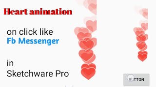 HeartLayout onCkick just like Fb messenger in sketchware pro tutorial 50 | #sketchware screenshot 1