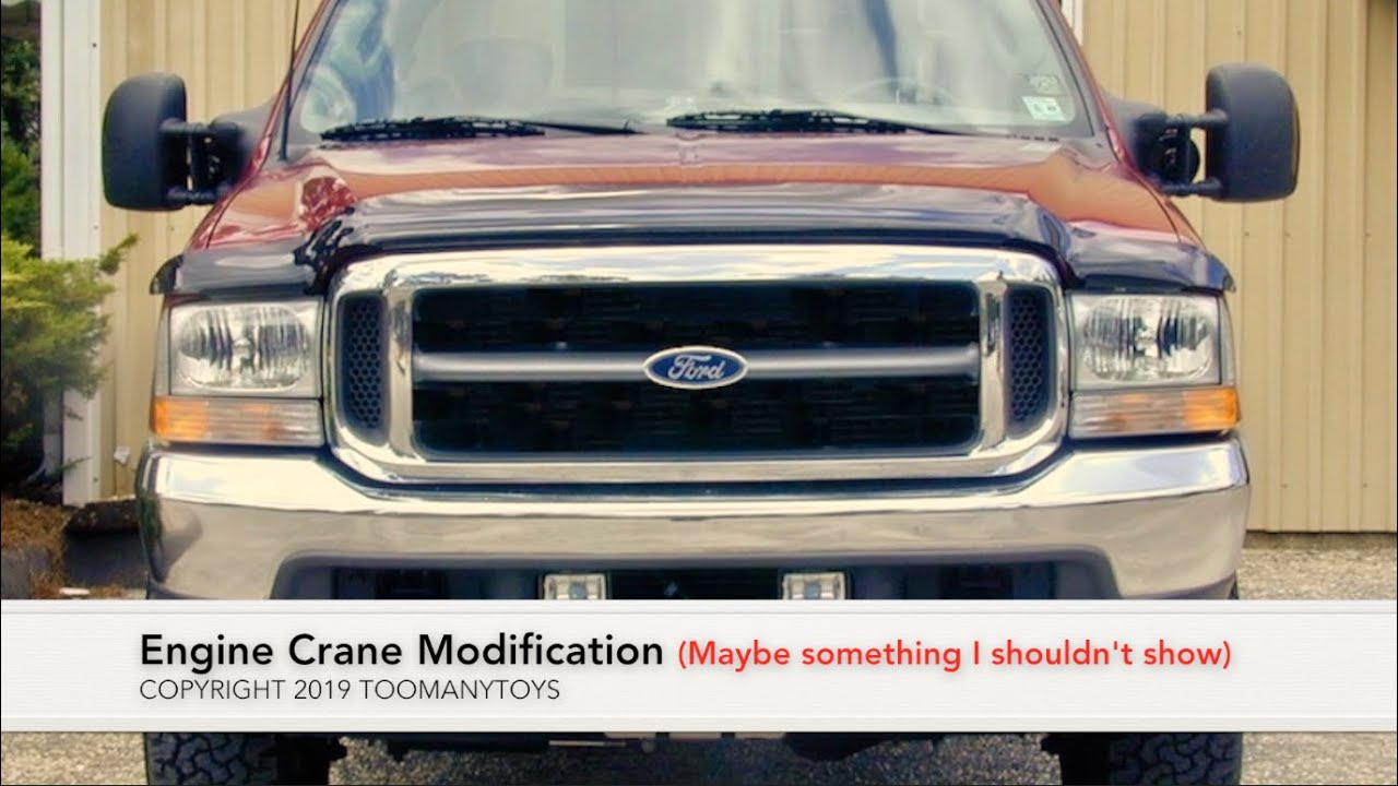 Engine Crane Modification - YouTube