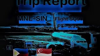 Trip report Season 1 Episode 2 SQ 919 Boeing 737 MAX | Liam Trip Report