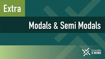 Was sind semi Modals?