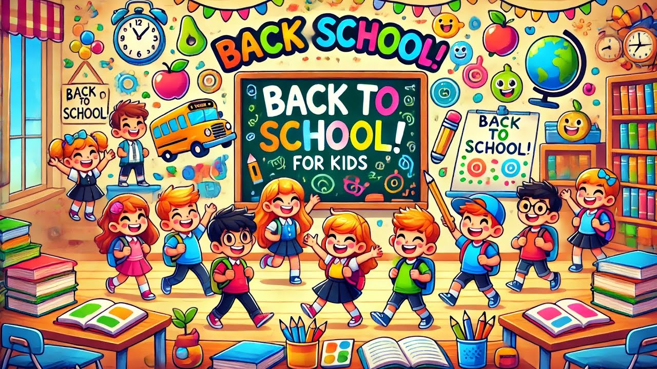 Back to School Song for Kids | Fun Classroom Song to Start the School ...