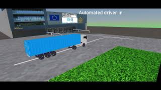 Model in the Loop Simulation of Tractor Semitrailer Automated Docking | 5G Blueprint