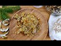 Recept vánoční kuba s houbami.