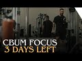 Cbum 3 day left mr olympia 