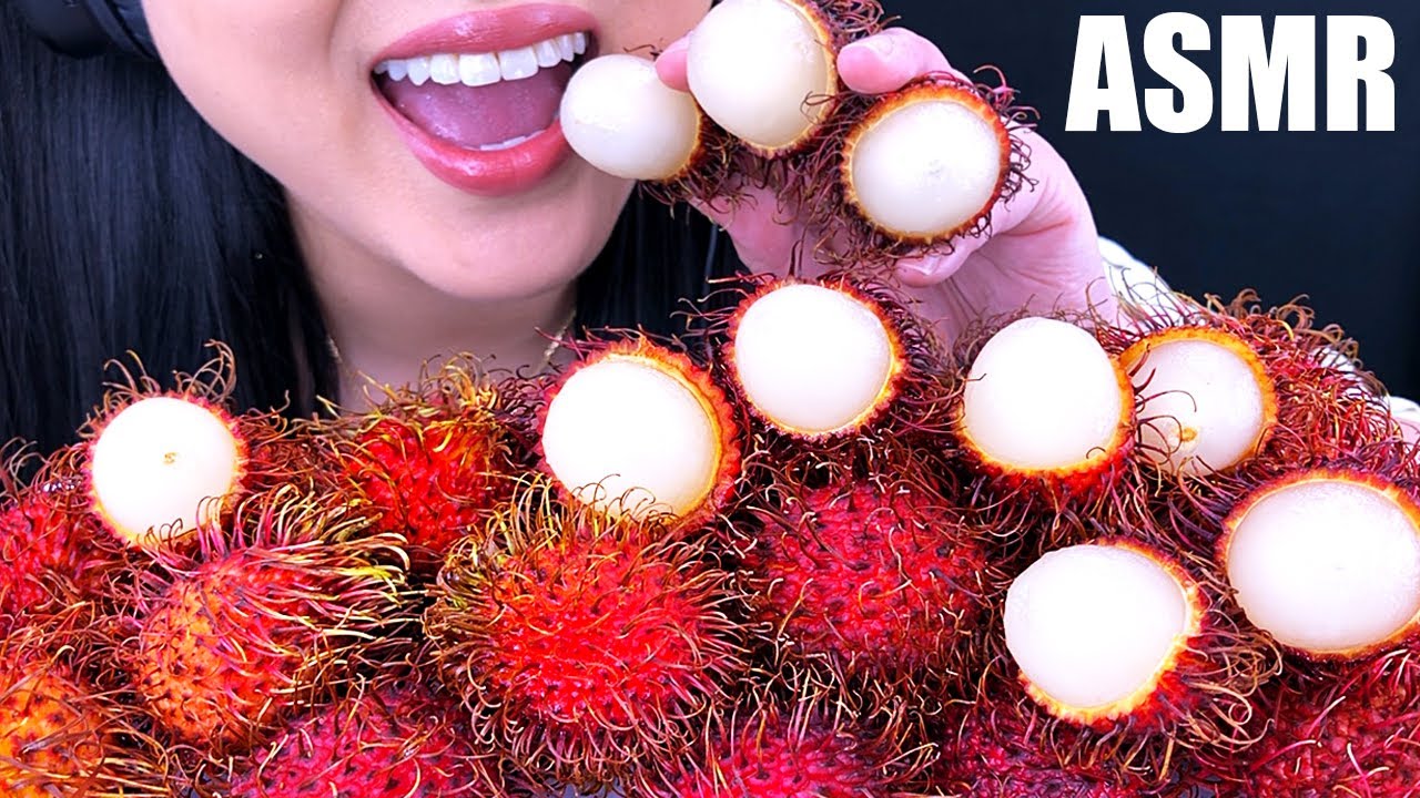 ASMR Rambutan Fruit Platter | ASMR Phan
