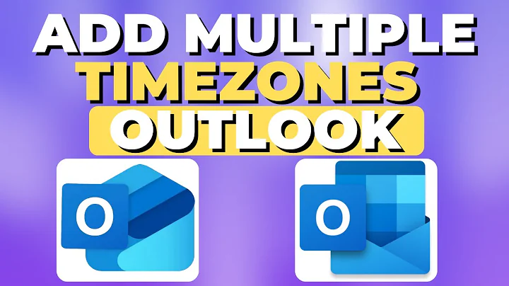 How To Add Multiple Time zones To Outlook Calendar (2025)
