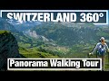 360 vr  mannlichen switzerland hike in the jungfrau  5k virtual treadmill walk from the royal vue