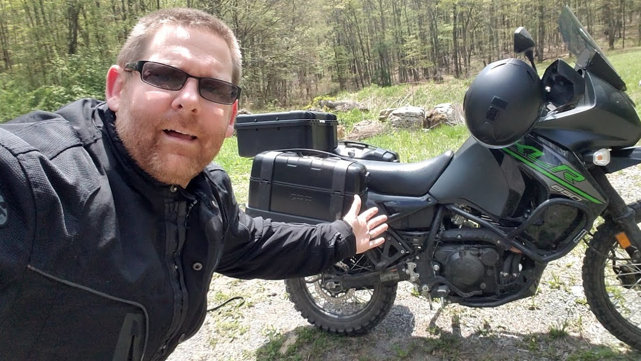 New Tires On The KLR 650 Shinko 804/805 Big Block Adventure