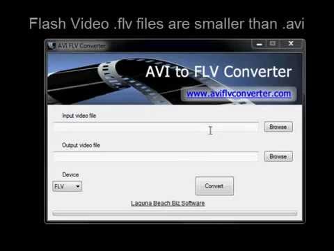 वीडियो: AVI को FLV . में कैसे बदलें