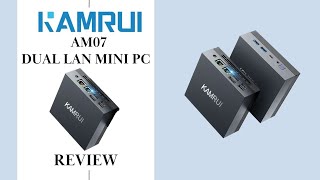 REVIEW - Kamrui AM07 Dual LAN Mini PC AMD Ryzen 5 5560U (6C/12T, up to 4.0 GHz), 512GB NVMe SSD