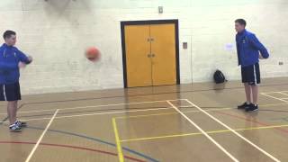 bounce pass basketball