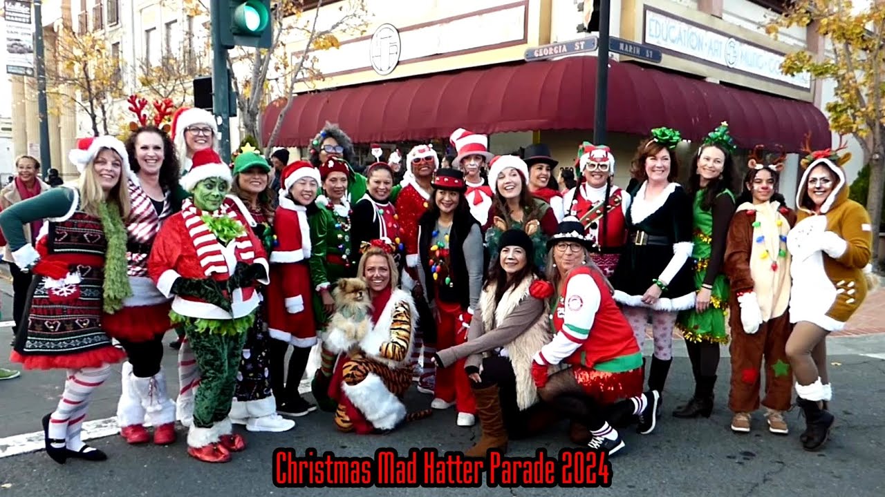 Mad Hatter Holiday Festival & Christmas Parade Vallejo California 2024