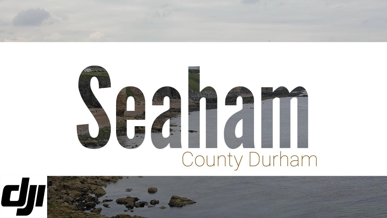 Seaham Blast Beach, Co. Durham via DJI Mini 2 Drone in 4K