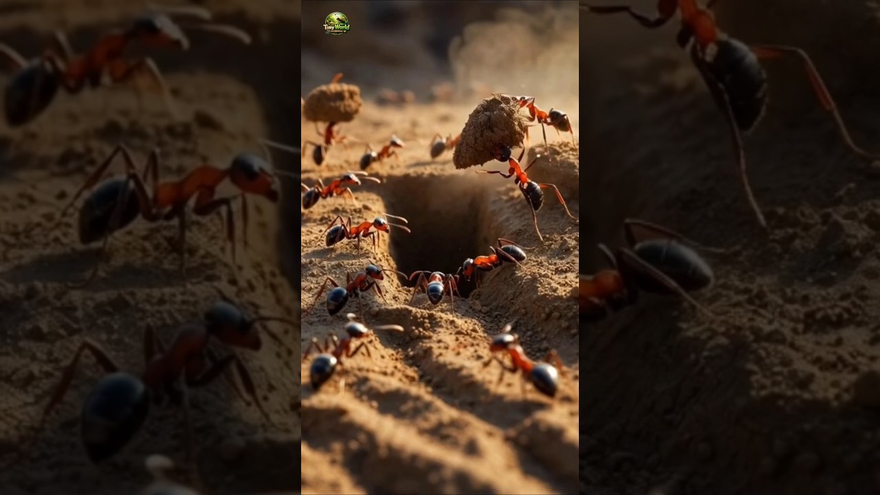 “This Is How Ants Build Their Home”