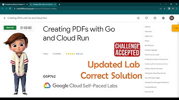Creating PDFs with Go and Cloud Run | [ GSP762] | Updated Lab | Solution