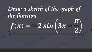 Graphs of a Sine Function with Multiple Transformations