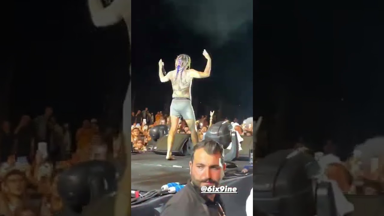 6ix9ine GUMMO live at Rocamusic Festival Istanbul Turkey