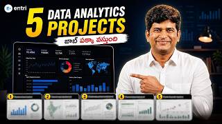 Data Analyst Job రావాలంటే 😱 ఈ 5 Projects తప్పనిసరి!