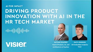 PeopleTech on the Edge | Ep. 01: Driving Product Innovation With AI in the HR Tech Market
