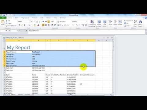 สร้างExcel Reportอัตโนมัติตามระยะเวลาด้วยGENESIS32 SCADA