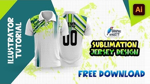 Sublimation Jersey Design | Adobe Illustrator | Tutorial | Sublimation Printing