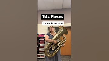 Tuba players, it’s time to revolt! #banddirector #band #tuba #tubaplayer #barisax #bassclarinet