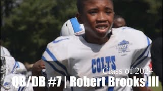 Robert Brooks III | Class of 2024 QB/DB | 2018 MOT Highlights