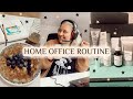 WORK FROM HOME ROUTINE / 9-5 FULL TIME JOB / DAY IN MY LIFE IN HOME OFFICE VLOG