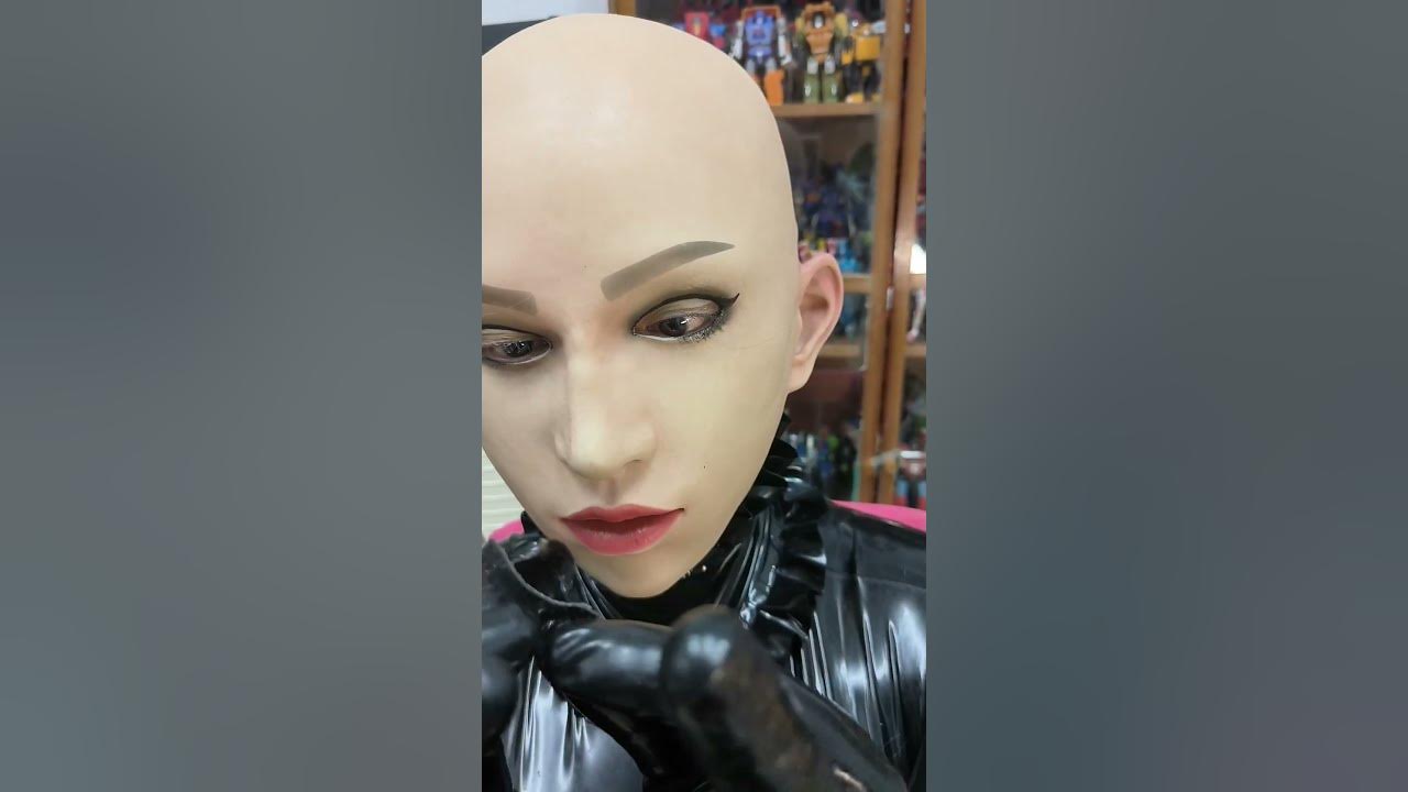 See how does the silicone mask match latex dress YouTube