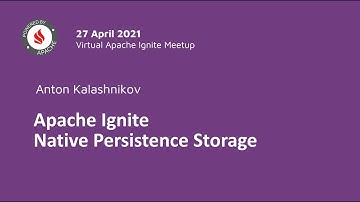 Apache Ignite Native Persistence Storage