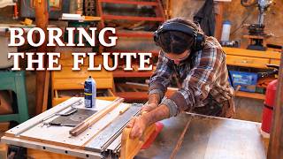 Boring the Flute Halves | Making a Native American Style Flute