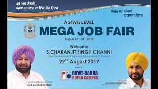 A State Level Mega Job Fair 2017