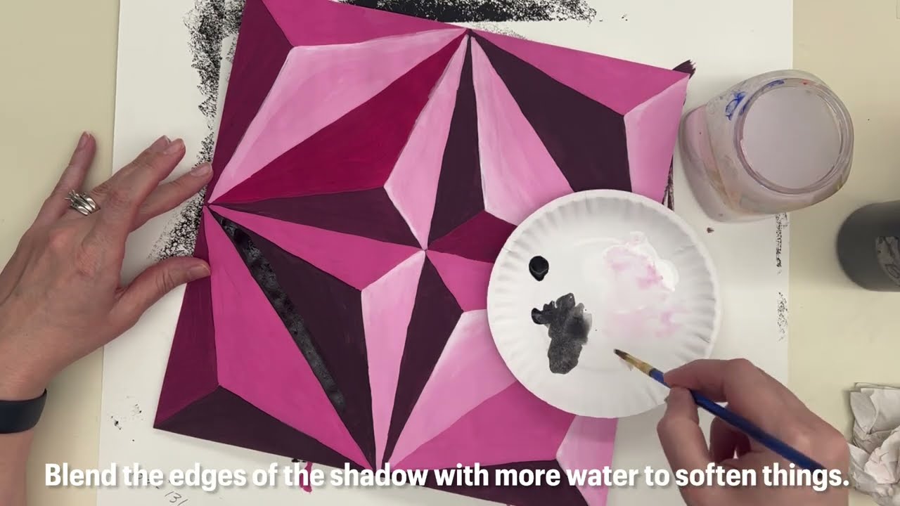 Размеры и значения - Покраска радиального рисунка