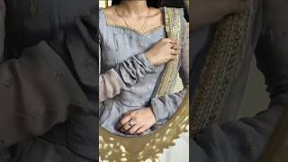 Perfect Party Wear Sky Blue Anarkali Dress ✨|Wedding Guest Look #shorts #viral #fashion #trending