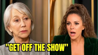 “I’m DONE With This Show ” — Helen Mirren WALKS OFF The View DESTROYING Sunny Hostin on Live TV