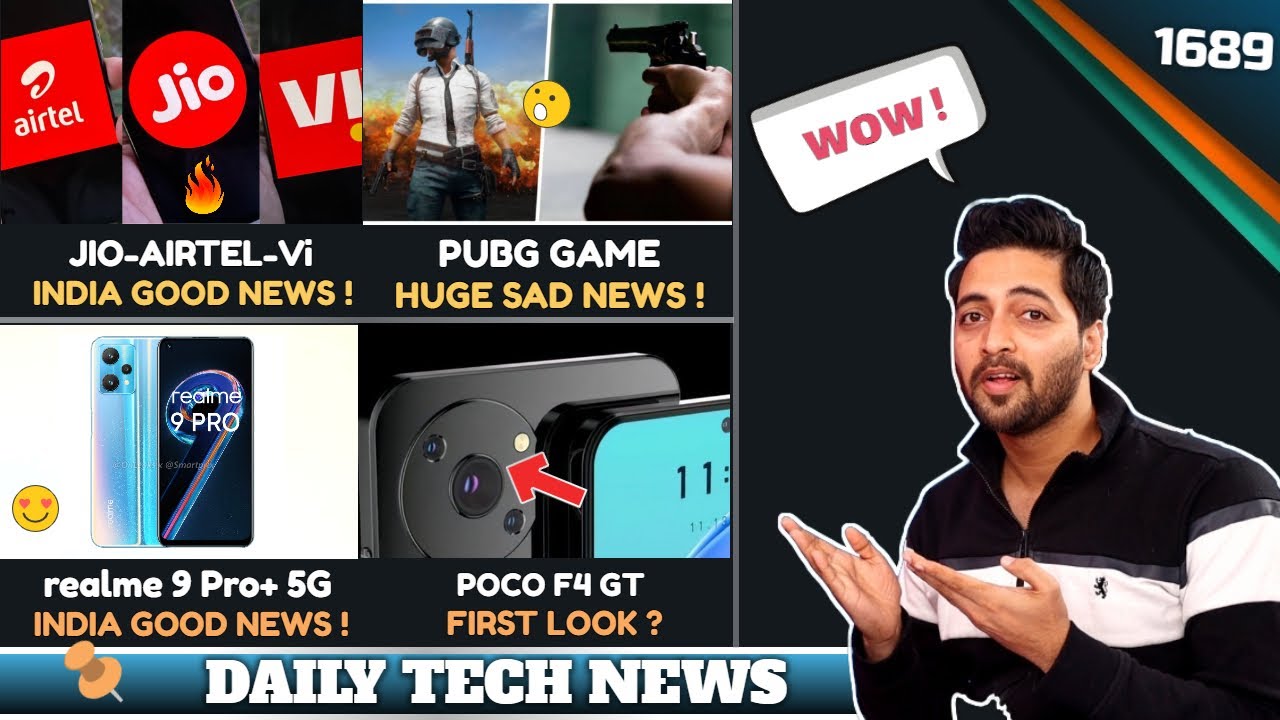 PUBG Bad News😥,Jio-Airtel-Vi Recharge Big Good News😍,Xiaomi Service India,realme 9 Pro+ Good News✌